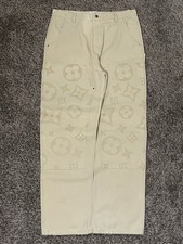 Cahartt Men's AMAC 1 of 1 Utility Jeans, Heavyweight, Distressed Vintage Size 33 picture