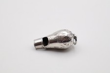 Fabulous Antique Victorian Silver Aesthetic Movement Whistle Circa 1890 picture