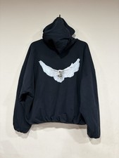 Yeezy Gap Engineered by Balenciaga Dove Hoodie 'Washed Black' Size Small picture