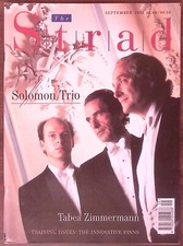 THE STRAD MAGAZINE SEPT 1992 SOLOMON TRIO TABEA ZIMMERMANN TRAINING ISSUES  W148 picture