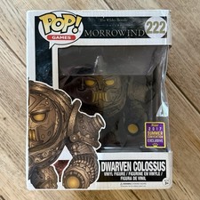 Funko POP Games Elder Scrolls 6 Inch Dwarven Colossus #222 Exclusive - READ picture