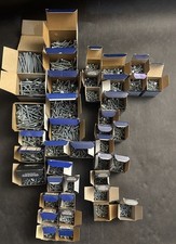 Midwest Fastener Sheet Metal Slotted Hex Screw Lot 38 Boxes Sizes: 14,12,10,8,6 picture