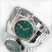 Tissot PRX Swiss Men's Quartz Watch 40MM  Green Dial T137.410.11.091.00 picture