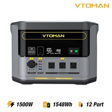 VTOMAN FlashSpeed 1500 Portable Power Station 1548Wh, LiFePO4 Solar Generator picture