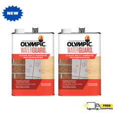 2-Pack Olympic Waterguard, 1 Gallon, Clear Waterproofing Sealer, Multi-Surface picture