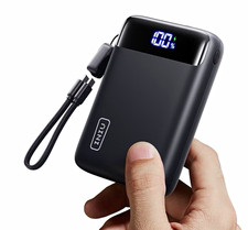 INIU 20000mAh 22.5W Fast Charge Power Bank 3-Port USB-C/USB-A LED Black picture
