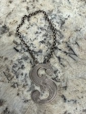 ANTIQUE c1820 Sterling Silver Untraced TJR Perth Decanter Label picture