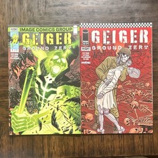 Geiger Ground Zero 1 and 2 SET 2023 NM Both B Covers Ghost Machine Image Comics picture