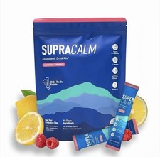 SUPRACALM Adaptogenic Drink Mix Raspberry Lemonade 20 Packets Ashwagandha picture