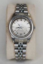 OMEGA Seamaster Women’s Vintage Auto 24J Silver Dial Steel Bracelet 28-31.9 picture