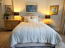 Vintage Ralph Lauren Full Queen Comforter Cotton Floral Damask Jaquard picture