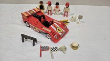 VINTAGE 1979 PLAYMOBIL #3147 Red Formula 1 F1 Race Car Figure Imcomplete picture