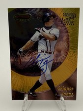 Chipper Jones 1998 Bowman's Best Certified Autograph Issue #5 Atlanta Braves HOF picture