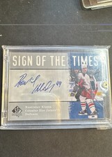 2000-01 SP Authentic - Sign of the Times Rostislav Klesla #RK (AU, RC) picture