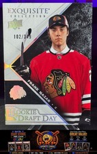 2024-25 UD Black Diamond Frank Nazar Exquisite Rookie Draft Day RC /349 RDD-FN picture
