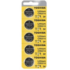 5 x New Original Toshiba CR2016 CR 2016 3V LITHIUM BATTERY BR2016 DL2016  picture