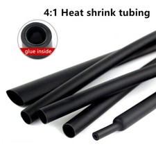 4:1 Black Heat Shrink Tubing Dual Wall Adhesive Glue tube Marine waterproof picture