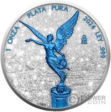 2024 Mexican Libertad Silver Coin – Diamond Dust Ice Edition (Collectible Coin) picture