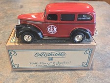 NOS From 1996 Vintage ERTL 1946 Chevy Suburban 1/25 Die-Cast New In Box Bank picture