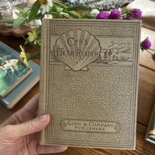 Antique Children’s Reader 1903 Cyr’s First Reader Ginn School Book Vintage picture