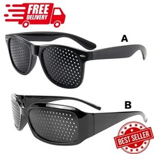 2 Pair Small hole Glasses Eyes Correction Exercise Eyesight Care Improvement NEW picture
