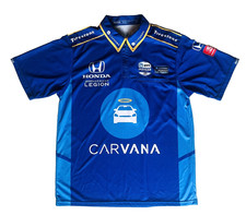 Rare 2022 Jimmy Johnson #48 Carvana Indy 500 Mens Large Honda Ganassi Crew Shirt picture