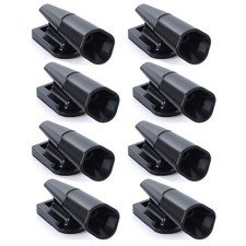 CITKOU 8Pcs Deer Whistles for Vehicles Wind Activated Black 8 Pack B picture