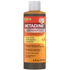 Betadine Antiseptic First Aid Solution Povidone-Iodine 10%, Infection Protection picture