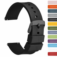 WOCCI Silicone Watch Band Rubber Straps 12 14 15 16 17 18 19 20 21 22 24mm picture