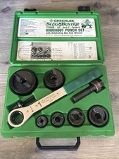 Greenlee 7238SB Slug-Buster 1/2” Thru 2” Conduit Knockout Punch Set w Ratcheting picture