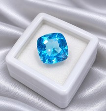 AAA 11.40 Ct Certified Natural Blue Paraiba Tourmaline Cushion Loose Gemstone picture
