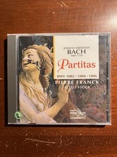 Johann Sebastian Bach Partitas BWV 1002 1004 1006 Pierre Franck Viola SEALED CD picture