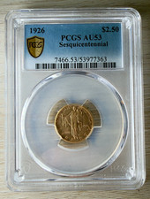 1926 Sesquicentennial $2.50 Gold Quarter Eagle PCGS AU53 Commemorative picture