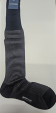 Bresciani Men Socks 100% Cotton Size M Gray New With Tags picture