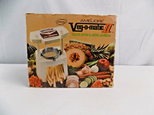 Popeil’s Improved Veg-O-Matic II 2 Food Cutter Original Box Vintage 1975 picture