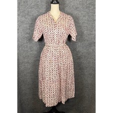 Vintage 80s Charter Club Nautical Skirt Blouse Set Sailboat Cotton USA Preppy picture
