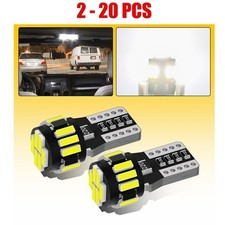 2-20X T10 194 168 W5W 4014 LED License Plate Interior Map Light Bulb 6500K White picture