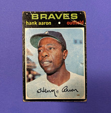 Topps 1971 Topps Hank Aaron #400 Atlanta Braves Base Set Baseball Card picture