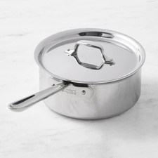 All-Clad D3 Stainless Steel Saucepan with Lid 3 qt. picture