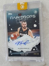 2025-26 Topps Three - Rain Drops Signatures Kevin Love #RS-KL /49 (AU) SEALED picture