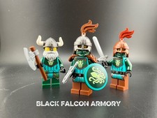 LEGO Castle Kraken Viking Minifigure Lot of 3 - From Medieval Set 21358 NEW picture