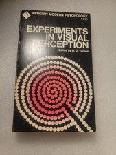 Experiments in Visual Perception (M. D. Vernon - 1966) Penguin Modern Psychology picture