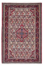 Vintage Traditional Hand-Knotted Area Rug 3'4