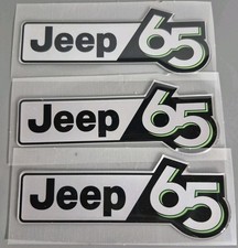 2006 Jeep 65 Anniversary Edition Emblem Nameplate Mopar New OEM.  Set Of 3 😁  picture