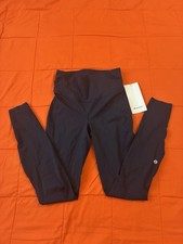 Lululemon Leggings Womens 6 Blue High Rise Athletic Activewear Gym picture