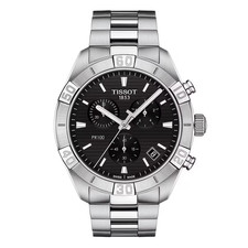 Tissot PR 100 Sport Gent Chronograph Black Dial Steel Men's Watch T1016171105100 picture
