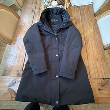 BARBOUR WOMANS 8 WATERPROOF INSULATED JACKET NWOT MINT COND PTP 20 HEM 32 picture