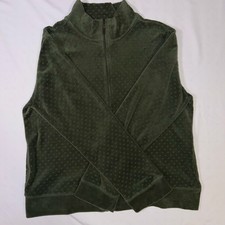 Erikia Petite Vintage Green Velvet Jacket -Petite Medium picture