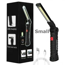Magnetic Rechargeable COB LED RED Work Light Lamp Flashlight Folding Torch picture