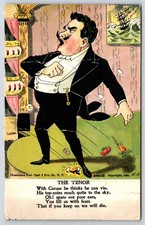 Antique 1905 The Tenor Caruso Comic Opera Postcard 1906 Newark NJ picture